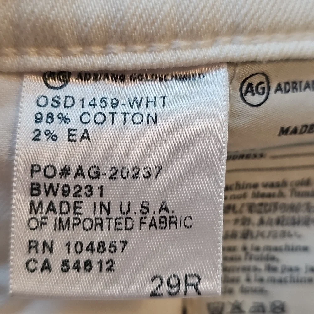 AG Stevie Roll-Up Jeans Made In USA - Picture 9 of 10
